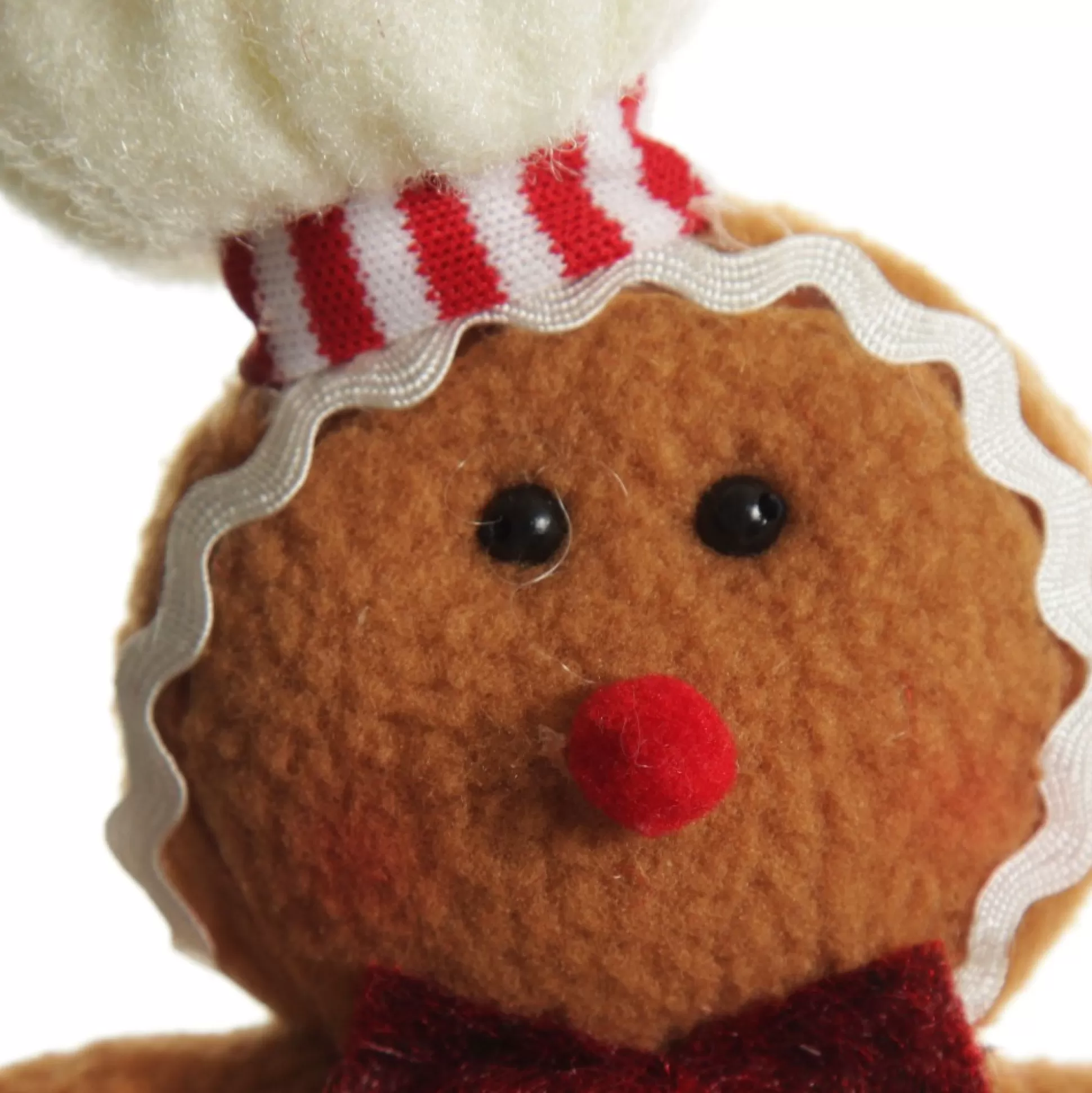 Plush Gingerbread with Chef Hat Tree Decoration Christmas Tree Decorations |