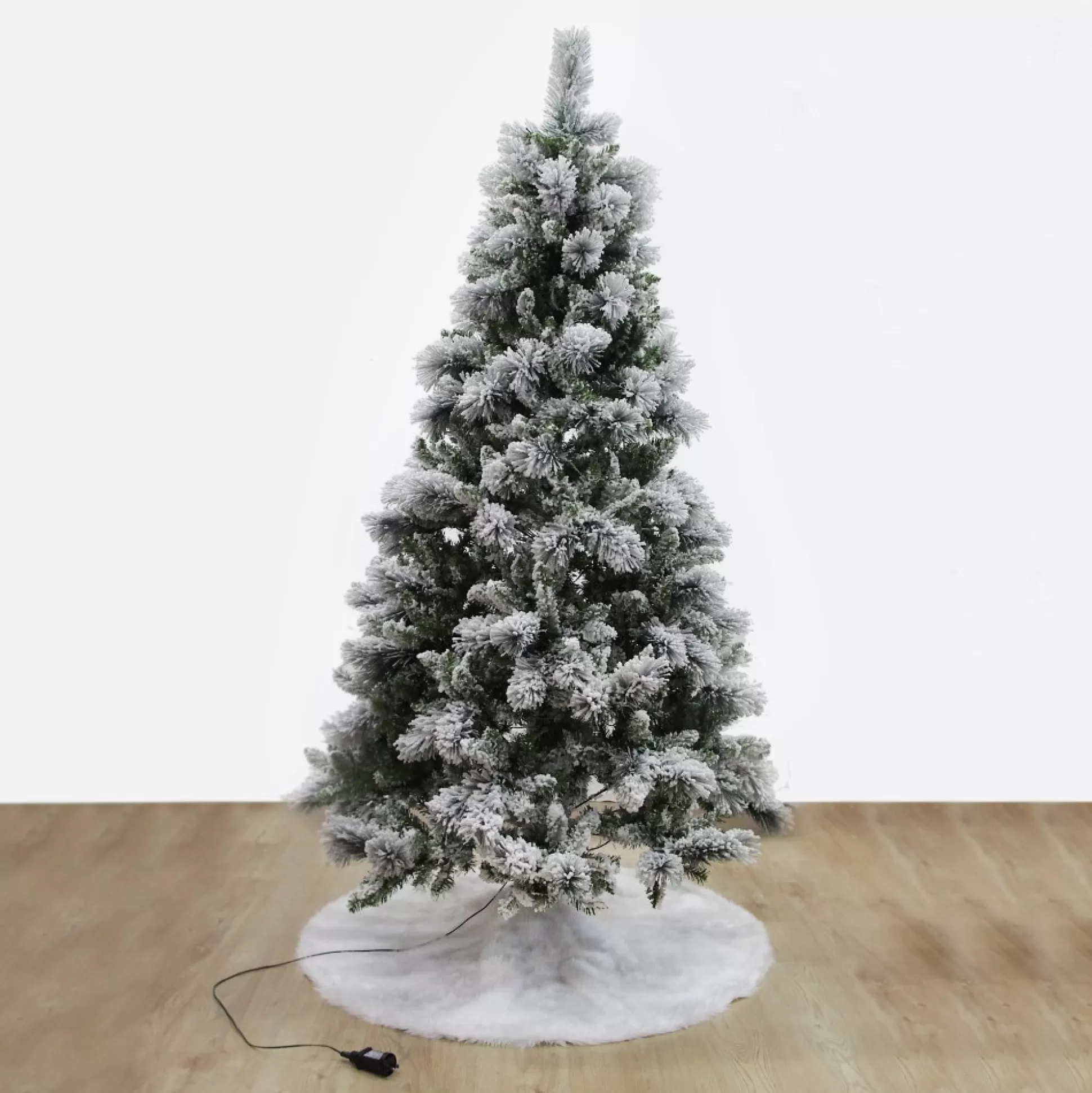 Pre-lit Snow Flocked Fir Christmas Tree Christmas Trees |