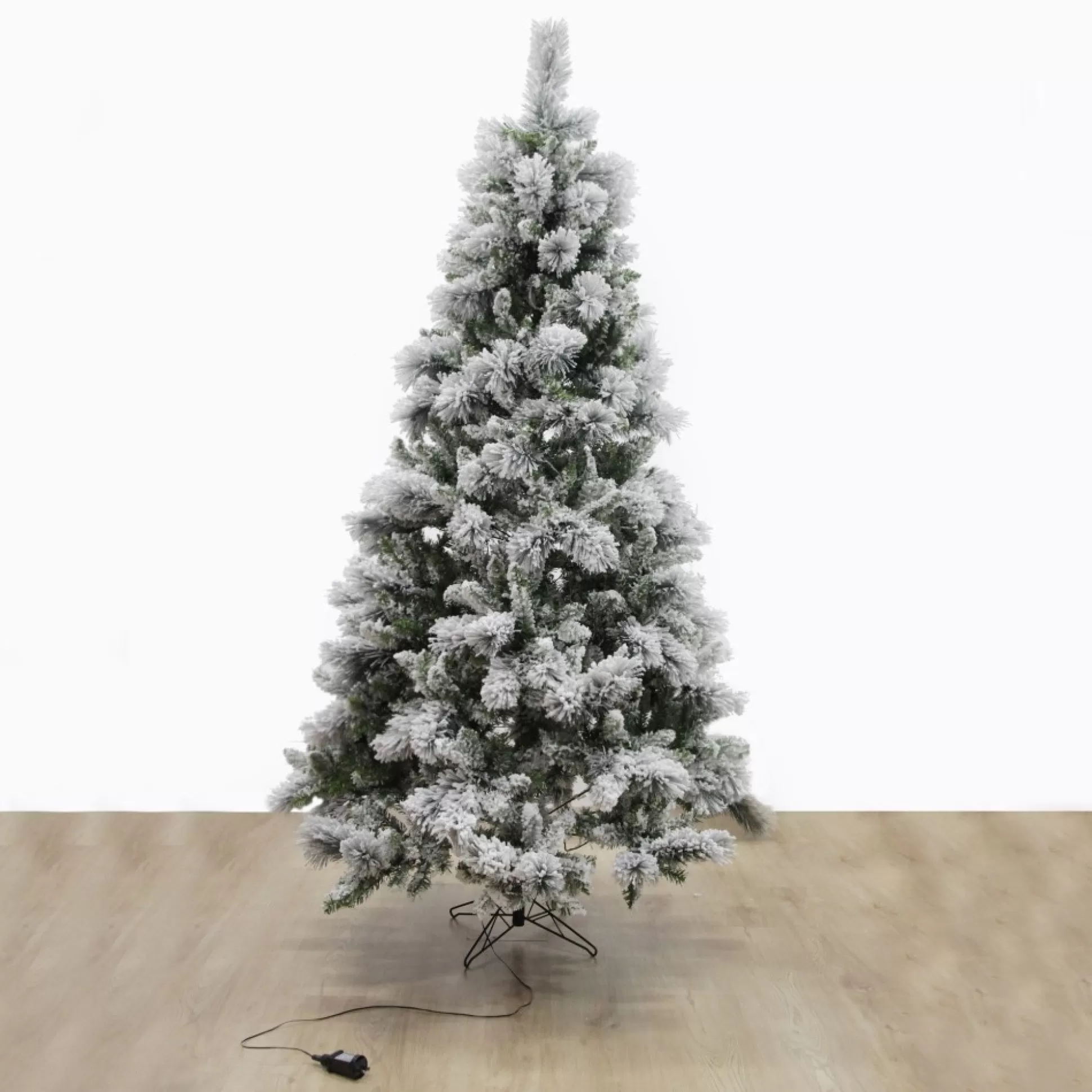 Pre-lit Snow Flocked Fir Christmas Tree Christmas Trees |