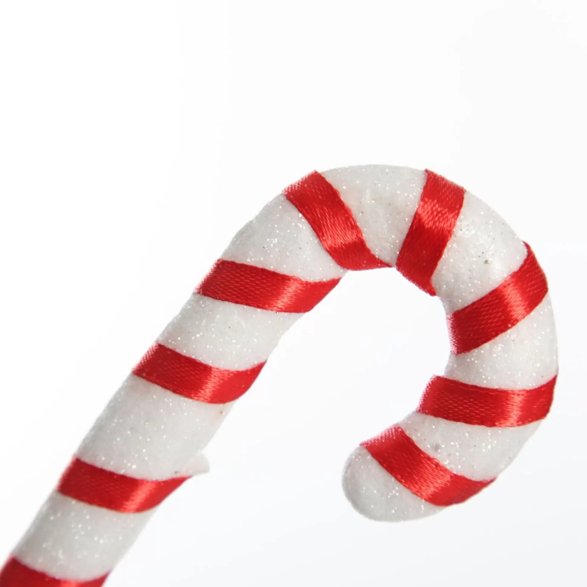 Red and White Candy Cane Pick - Pack of 3 Christmas Craft Supplies |