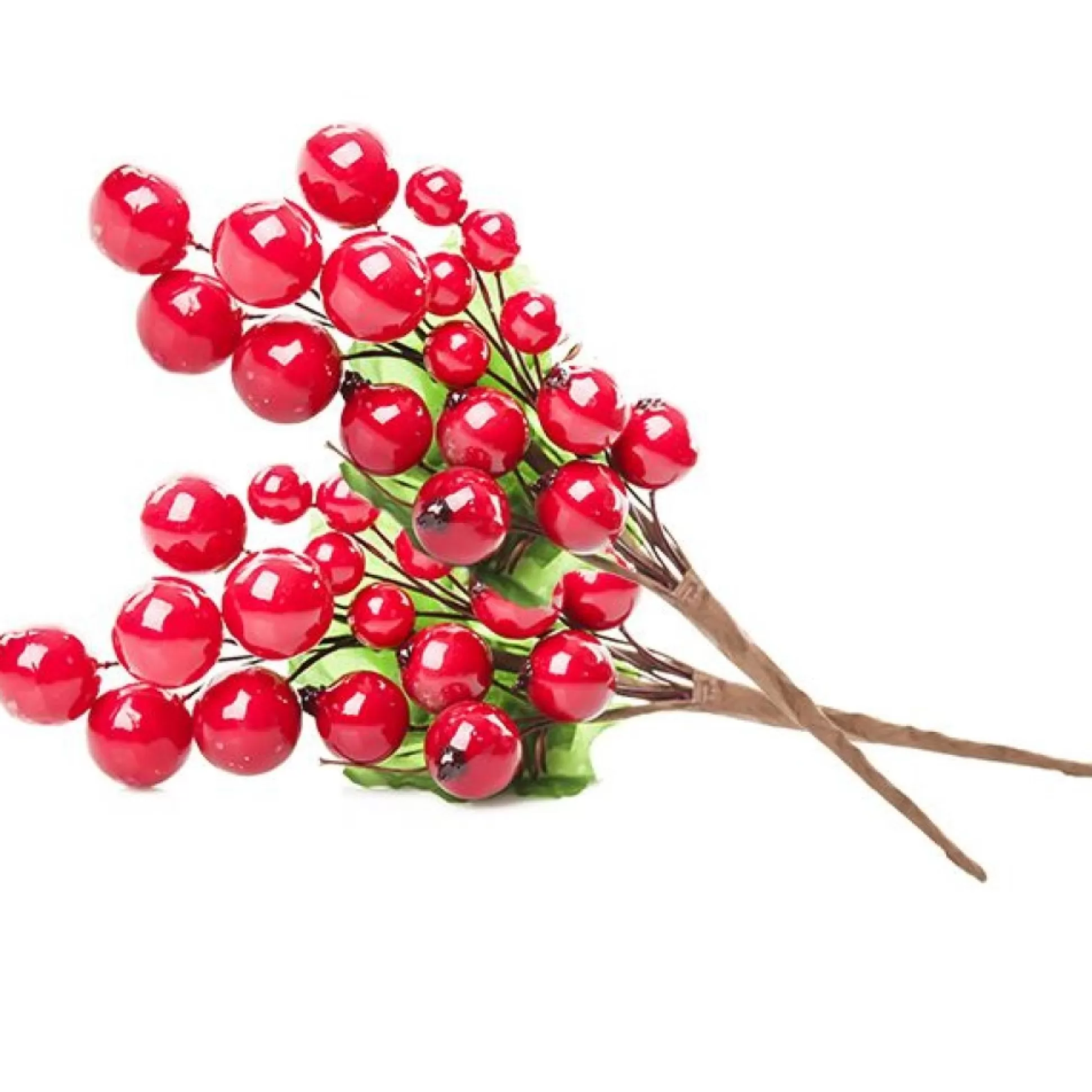 Red Berry Pick - Set of 2 Christmas Pick |