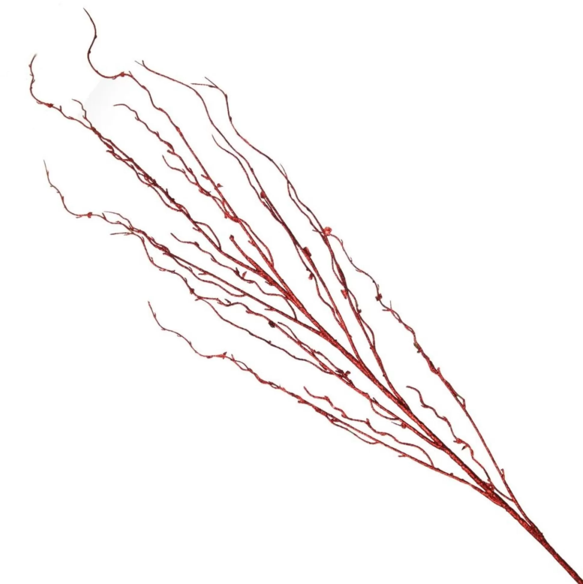 Red Glitter Branch Christmas Sprays |