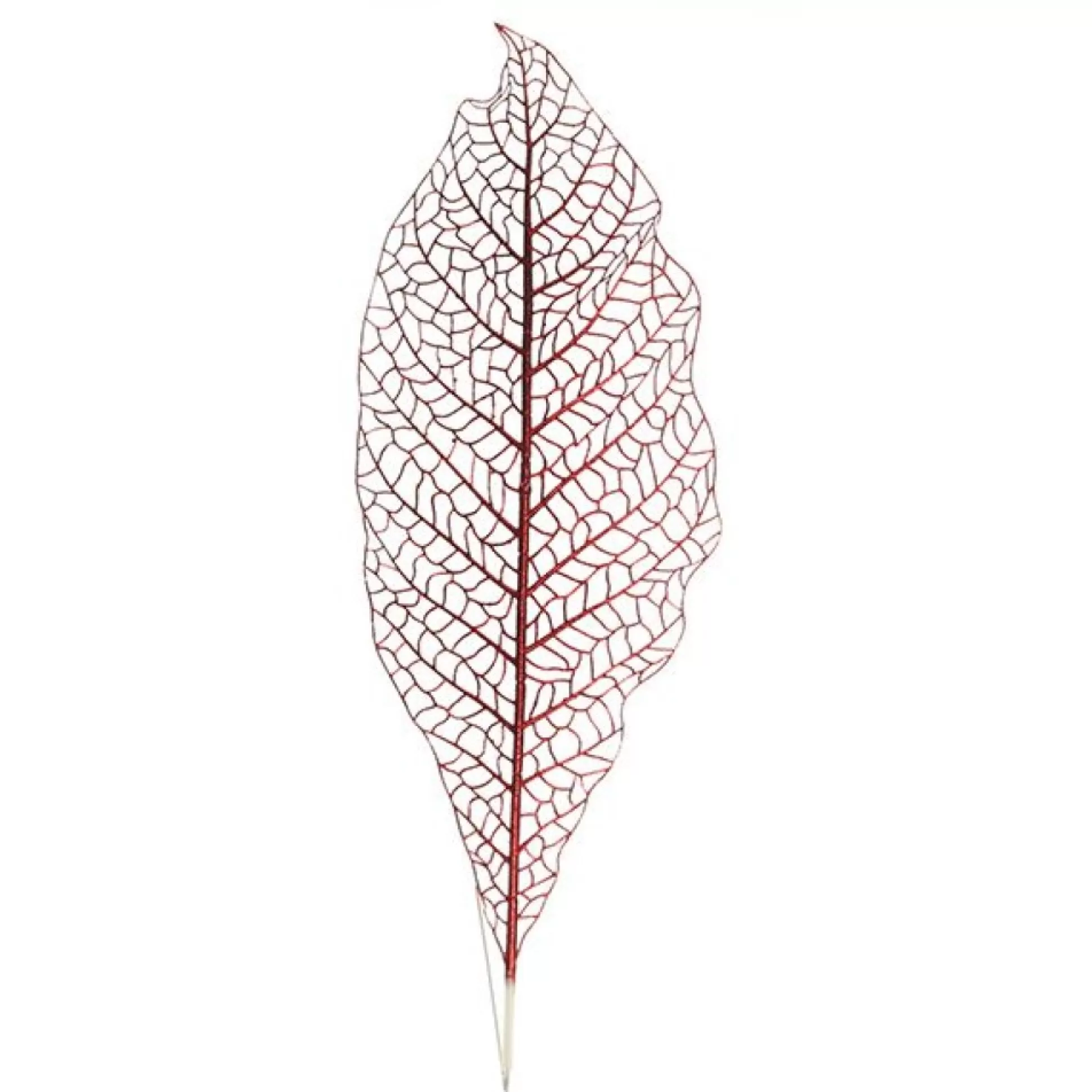 Red Mesh Palm Leaf Christmas Sprays |