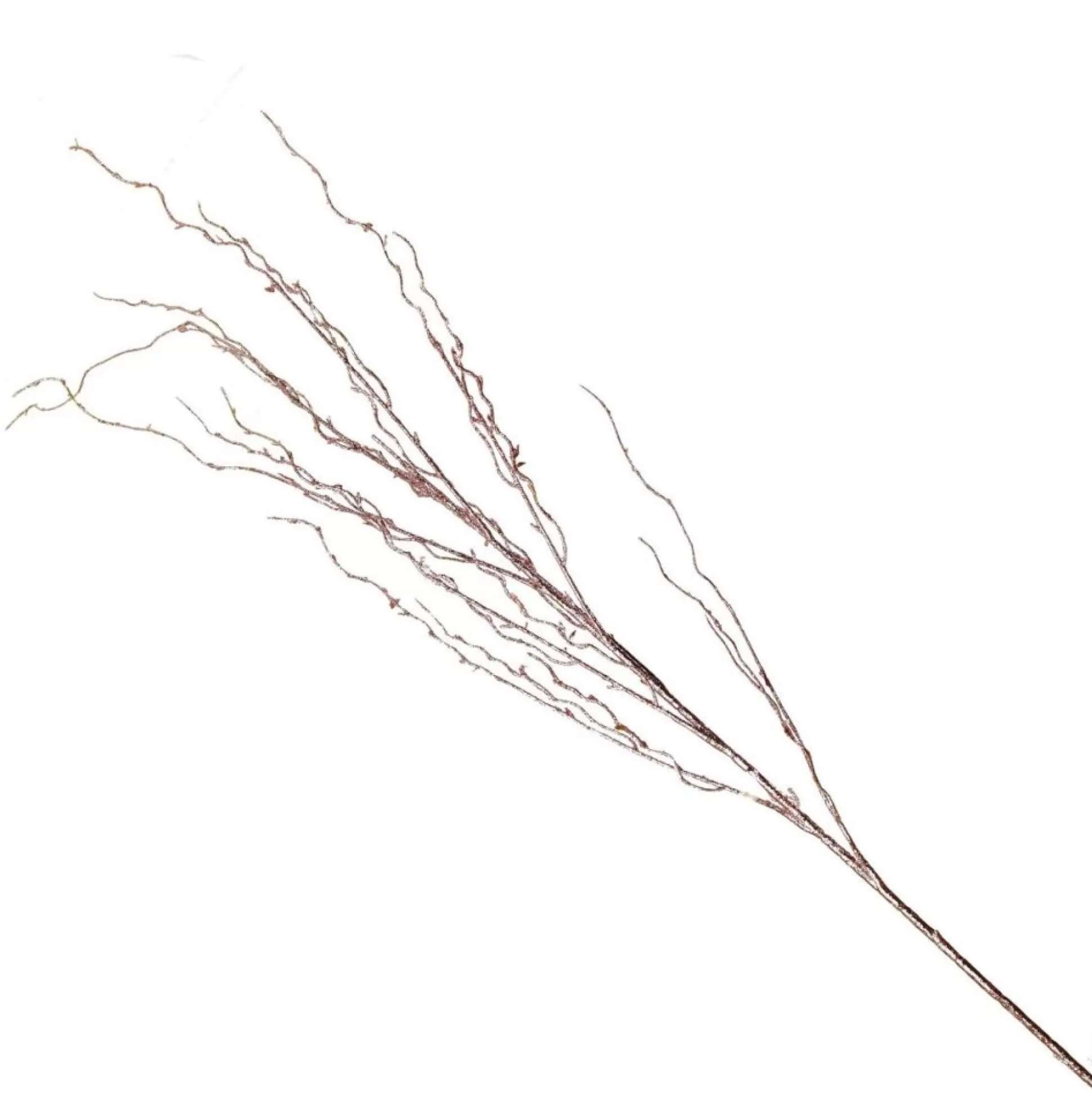 Rose Gold Glitter Branch Christmas Sprays |