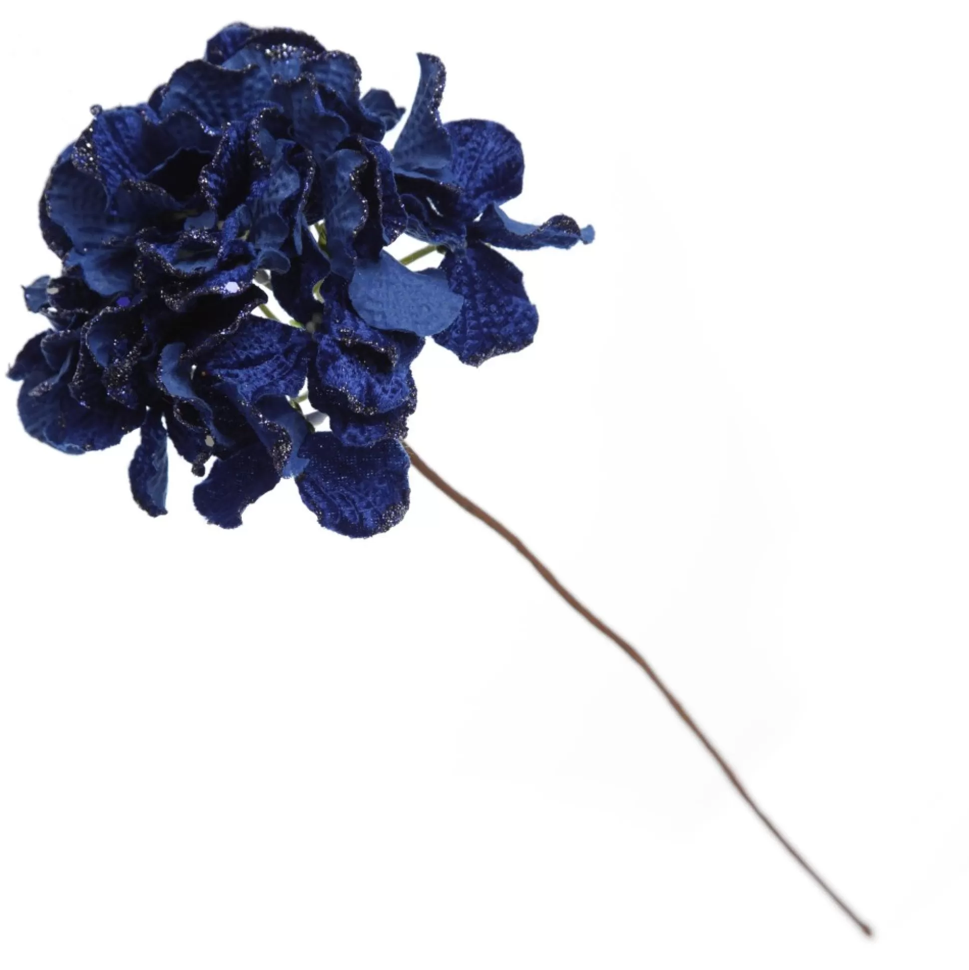 Royal Blue Hydrangea Flower Stem Christmas Flowers |