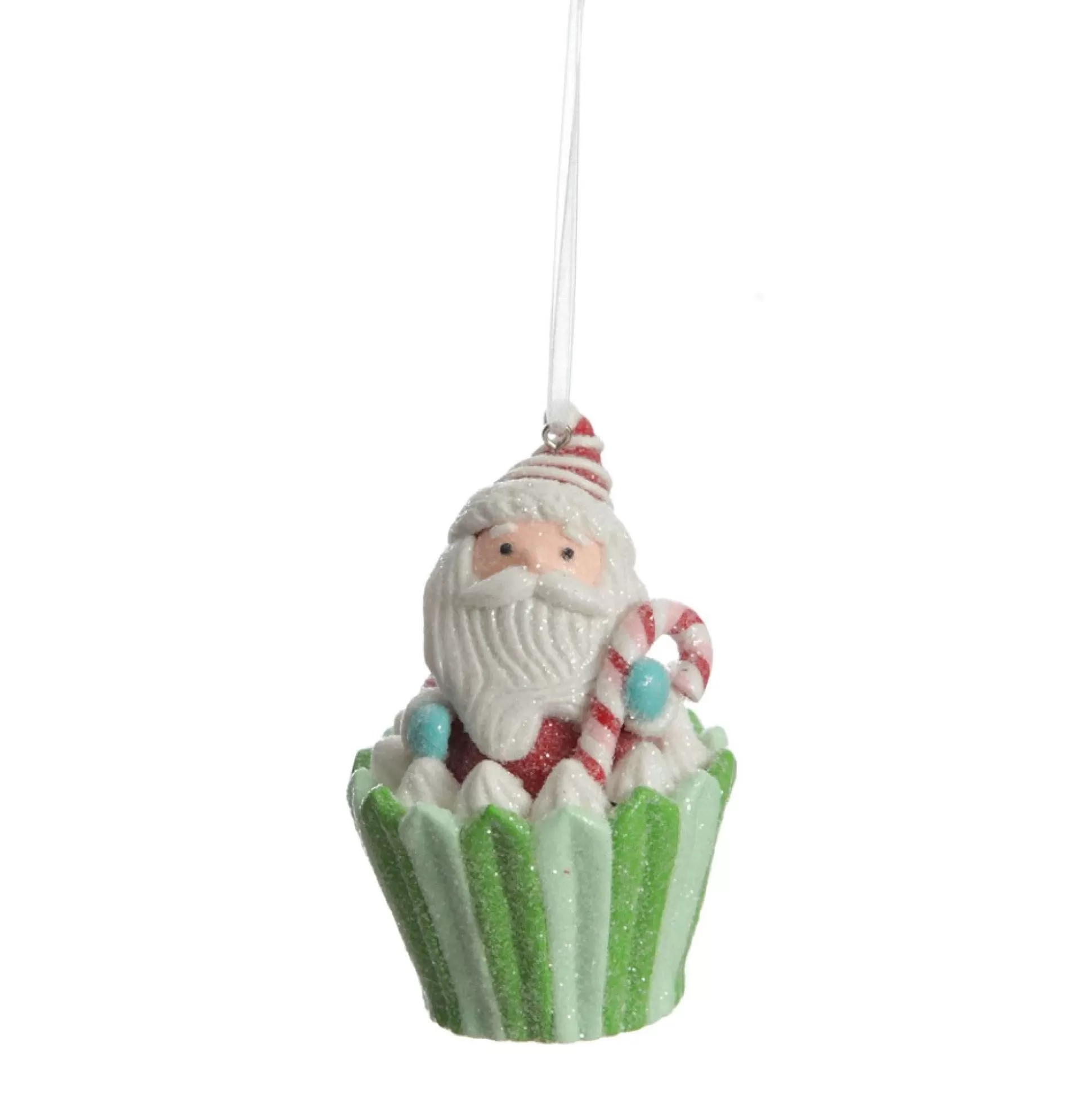 Santa Cupcake Christmas Tree Decoration Christmas Tree Decorations |