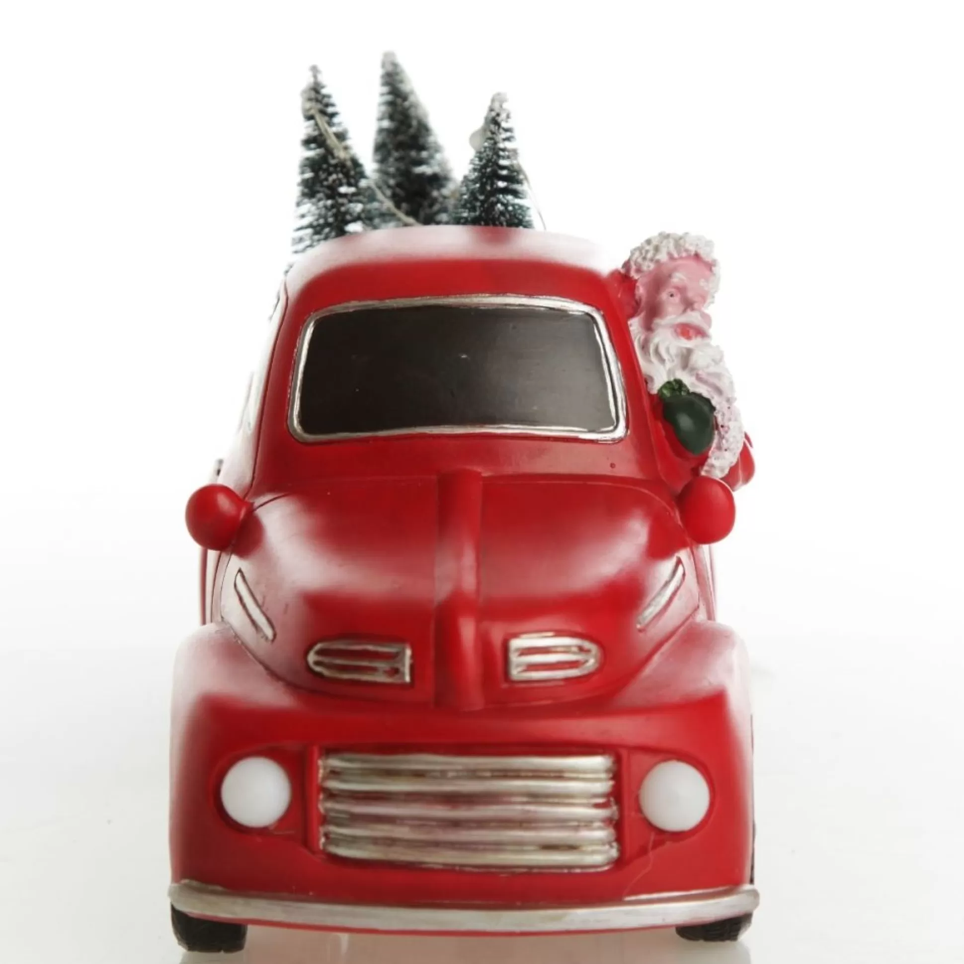 Santa in Red Ute Lightup Musical Ornament Light-Up Scenes And Ornaments |