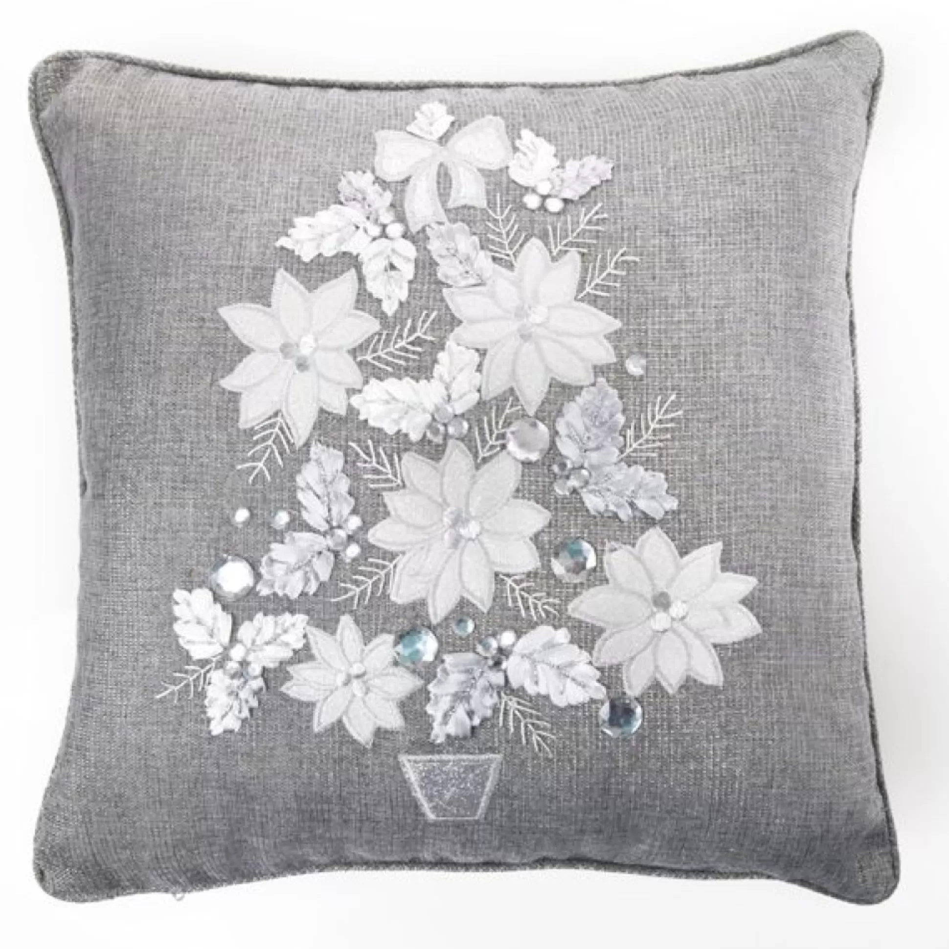 Silver Tree Cushion Cover Christmas Cushions |