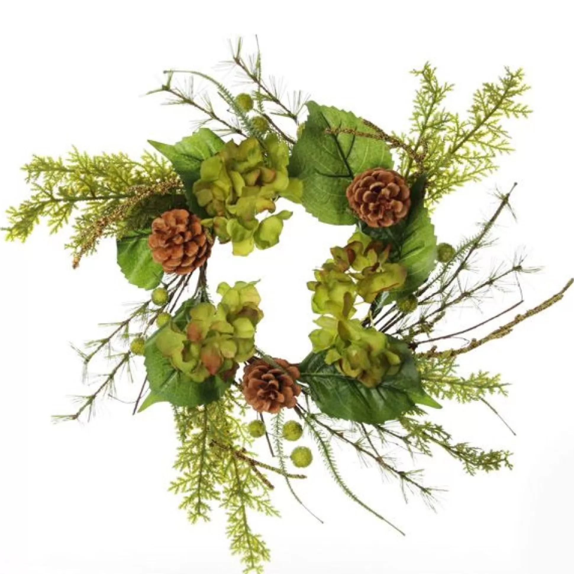 Small Fresh Hydrangea Christmas Wreath Christmas Wreaths |