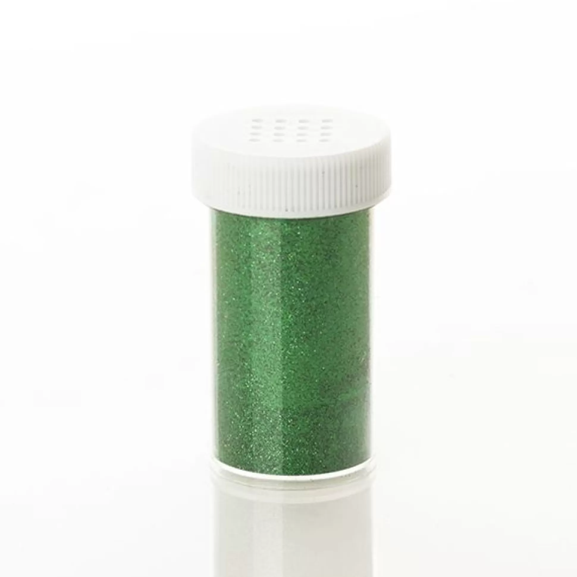 * Christmas Craft Supplies | The Christmas Cart Green Glitter Vial