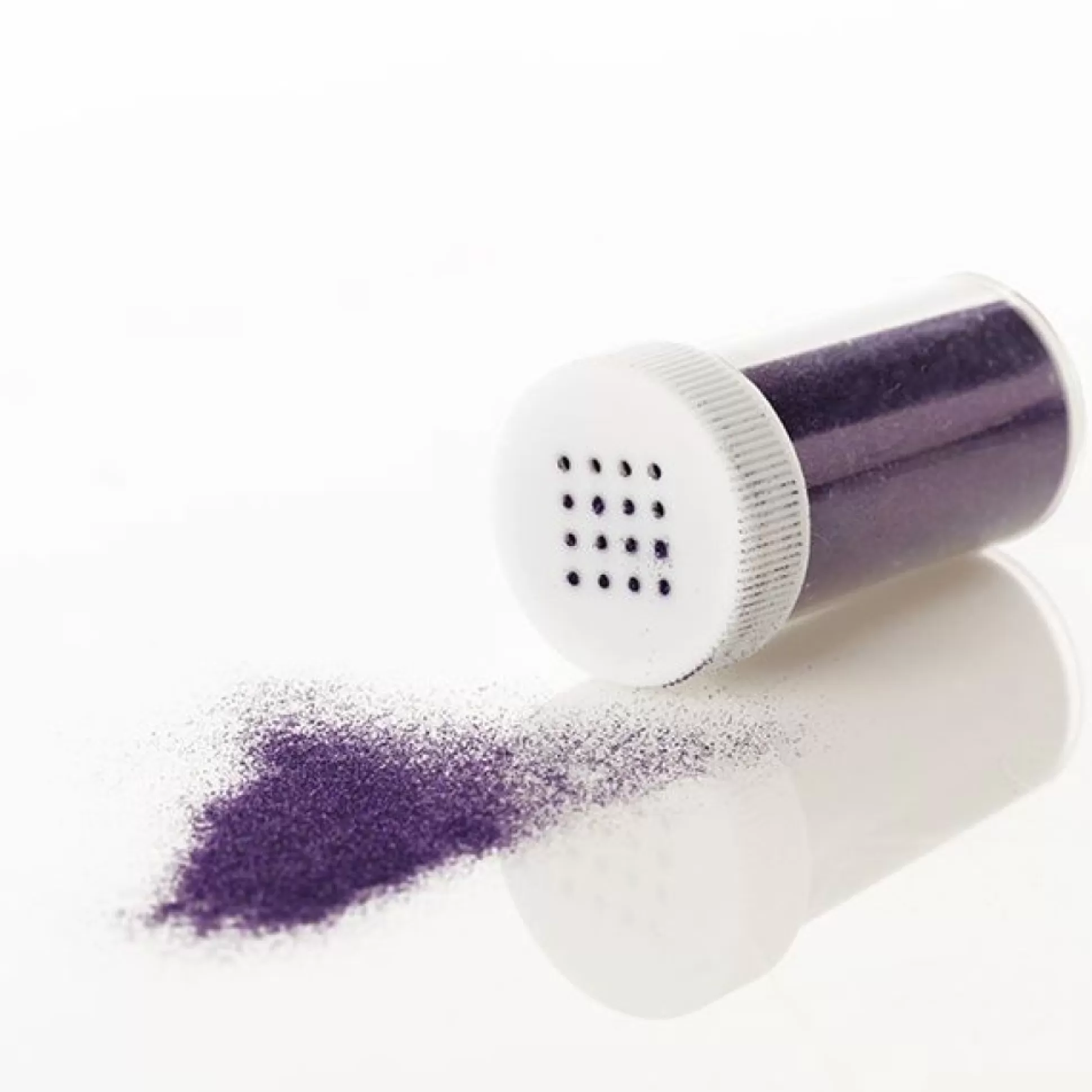 * Christmas Craft Supplies | The Christmas Cart Purple Glitter Vial