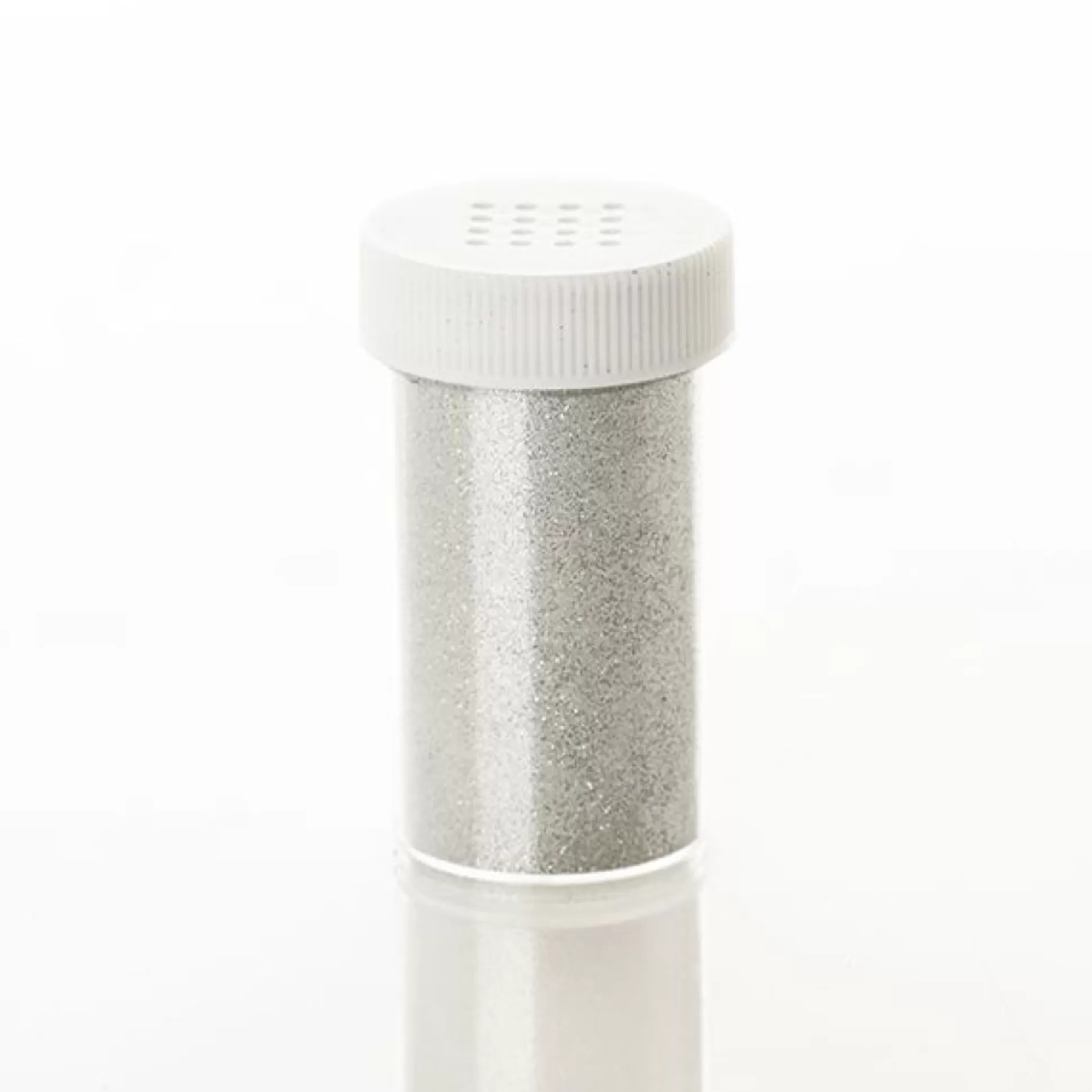 * Christmas Craft Supplies | The Christmas Cart Silver Glitter Vial